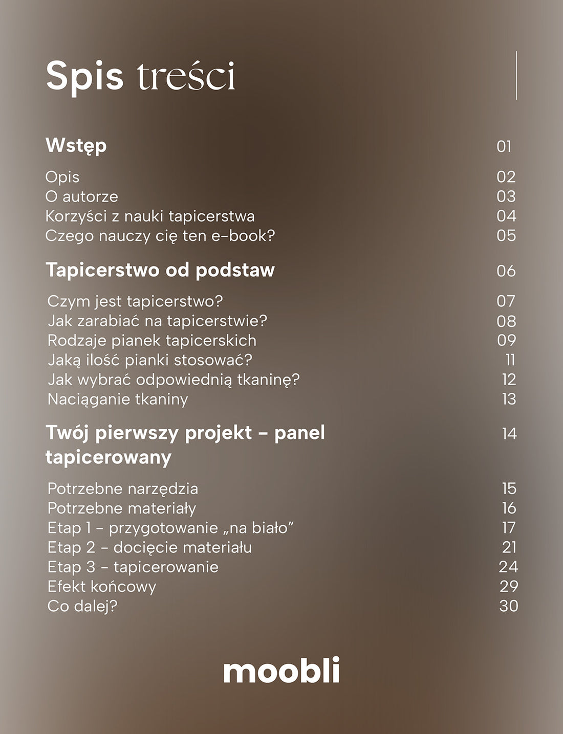 E-book "Naucz się tapicerować 1"
