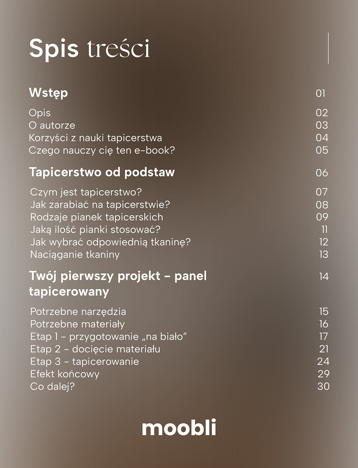 E-book "Naucz się tapicerować 1"